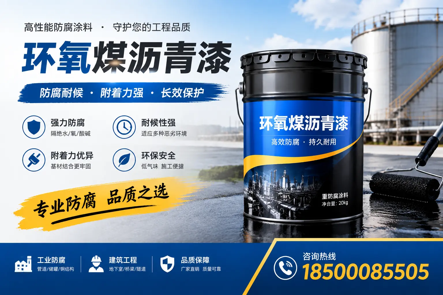 如何选择适合的环氧煤沥青漆？黑河市场选型指南